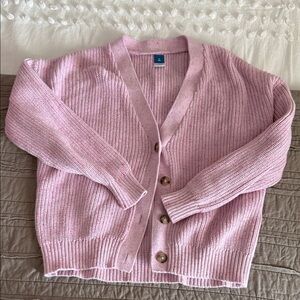 Old Navy Light Pink Kids Cardigan Sweater